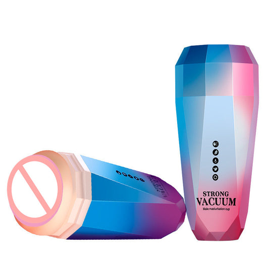 Portable TPE & ABS Manual Masturbation Cup with Inverted Mode