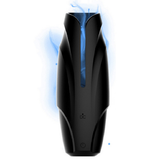 Silicone+ABS Vibration Masturbation Cup with 10 Frequencies