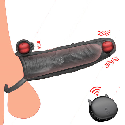 Wireless Remote Control Penis Sleeve for Men - Delay Ejaculation Aid