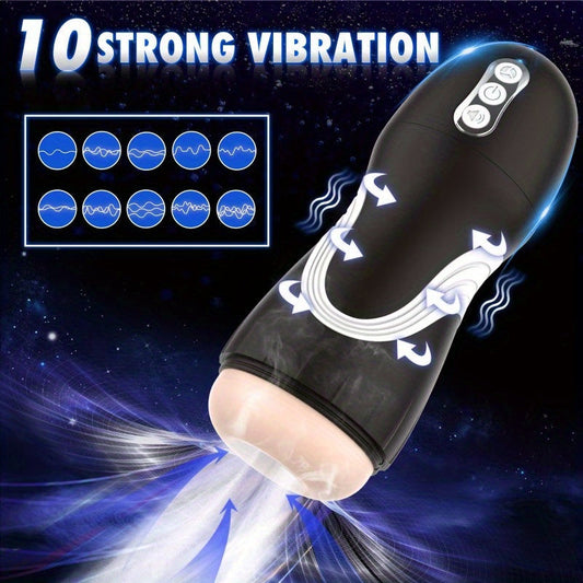Men's Masturbation Cup with Vibration & Suction