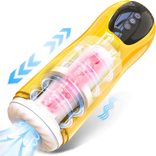 Moebius - Advanced Interactive Male Stroker with Voice-Activated Heat and Thrust