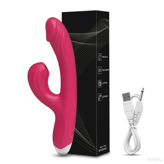 20 Modes Clitoral Sucking Vibrator with Oral Sex Stimulation - HeartCaptor