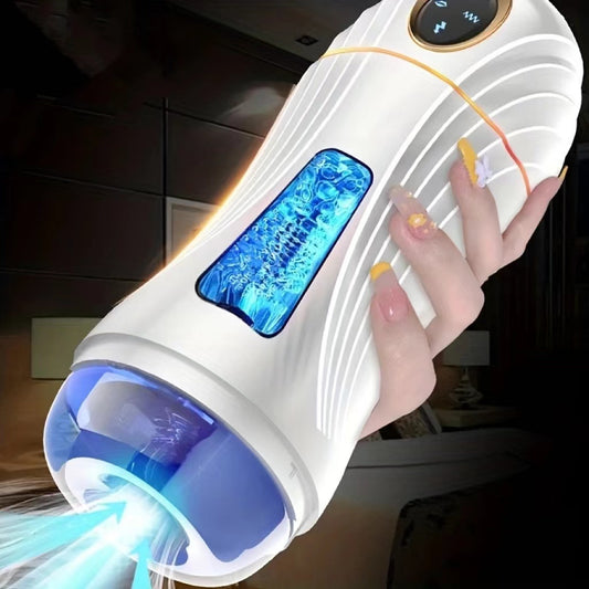 Fleshy Pro 2.0: Advanced Suction Vibration Masturbation Cup for Men