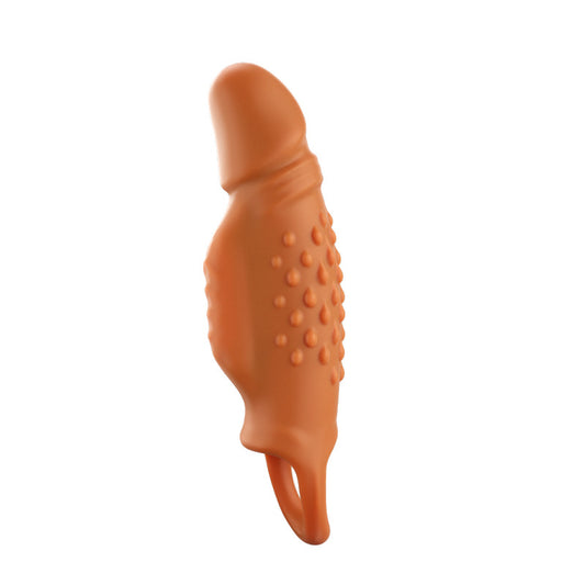 Couples' Intimate Enhancement: Wearable Vibrating Penis Sleeve