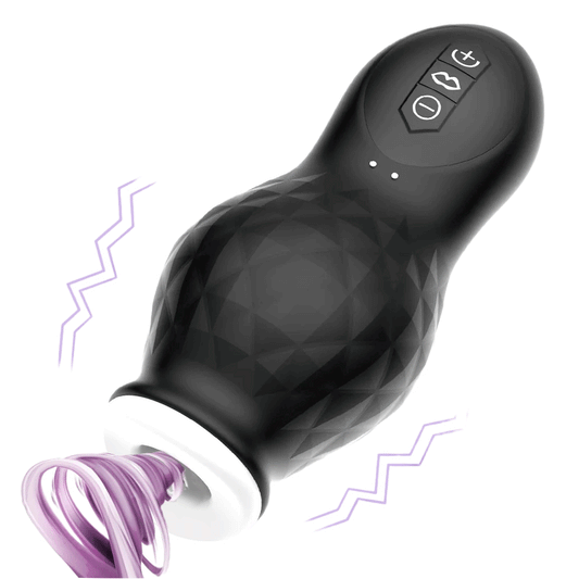 Advanced Dragon Scale Masturbation Cup with 7-Frequency Suction and Vibration