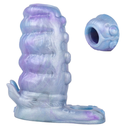 Silicone Nessie Monster Hollow Male Enhancement Sleeve