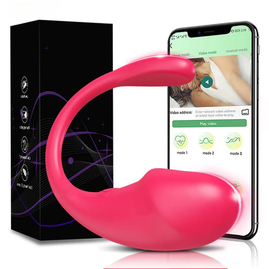 Wireless Bluetooth G Spot Dildo Vibrator for Women with Remote Control