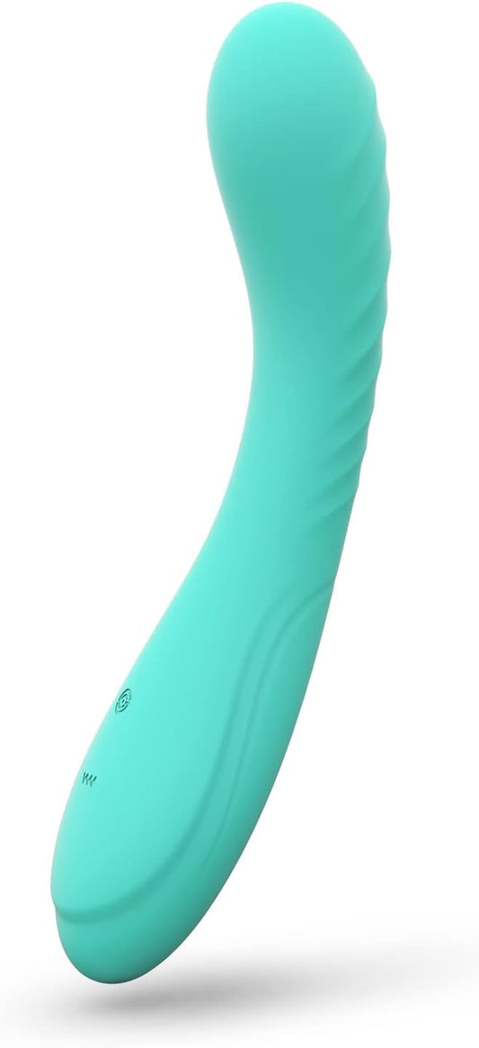 HeartCaptor Full Silicone G-Spot Vibrator for Women | Rechargeable Intimate Wellness Massager with 10 Modes