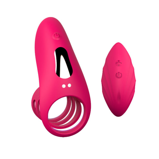 Silicone Penis Ring with USB Charging and Remote Control