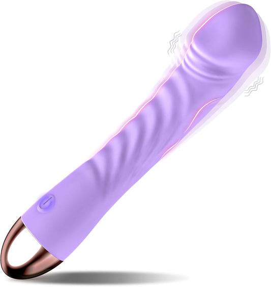HeartCaptor Dual Stimulation Dildo Vibrator for Women and Couples | USB Rechargeable Intimate Wellness Device with 10 Vibration Modes and Waterproof Design