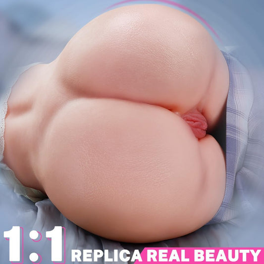 Goyha Claudia Realistic Torso Masturbator for Men | Life-Sized Intimate Wellness Device with Dual Dual-Channel Vagina and Anal Textures