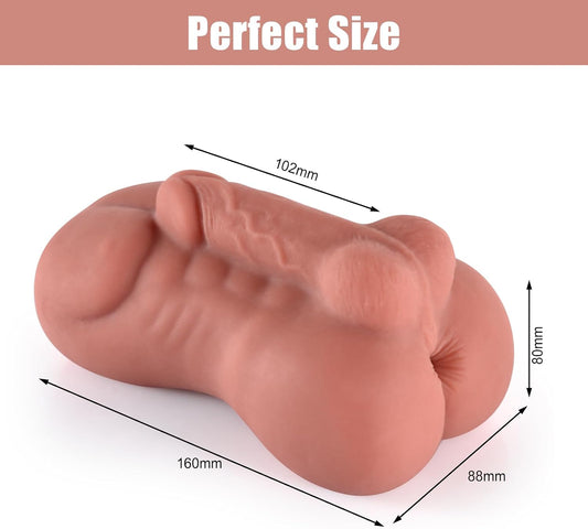 HeartCaptor Ferch Male Masturbator for Men | Realistic TPR Butt Stroker with Textured Canal for Personal Wellness