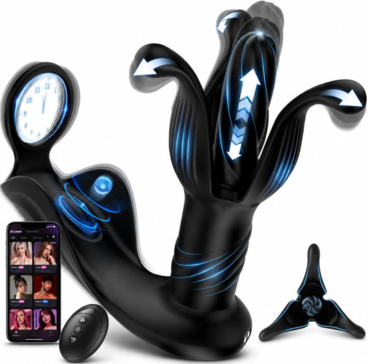 HeartCaptor Piexl Prostate Massager for Men | AI-Powered Anal Toy with Thrusting & Vibrating Functions