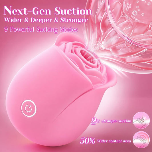 HeartCaptor Dual-Stimulation Personal Wellness Device for Her | App-Controlled Intimate Toy with 9 Sucking & 9 Vibration Modes