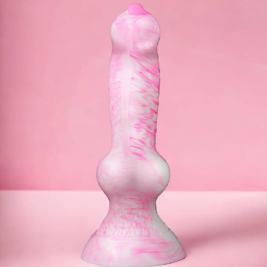 HeartCaptor 7 Inch Knot Dildo for Beginners | Soft Silicone Fantasy Toy with Suction Cup and Realistic Texture