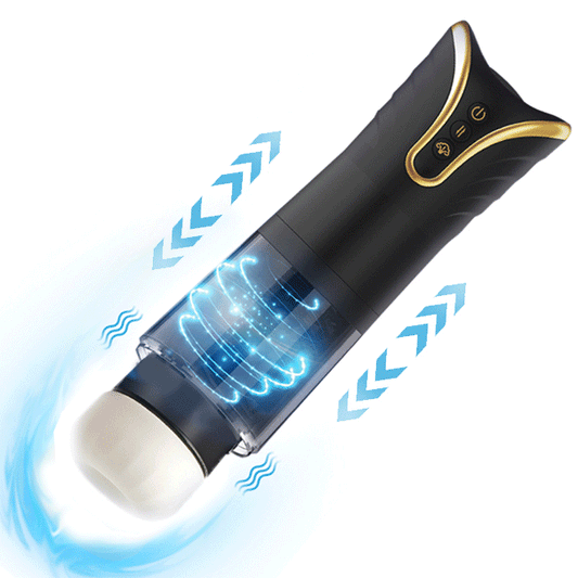 Interactive Male Stroker with Voice and Vibration - 9928_m Fantacy