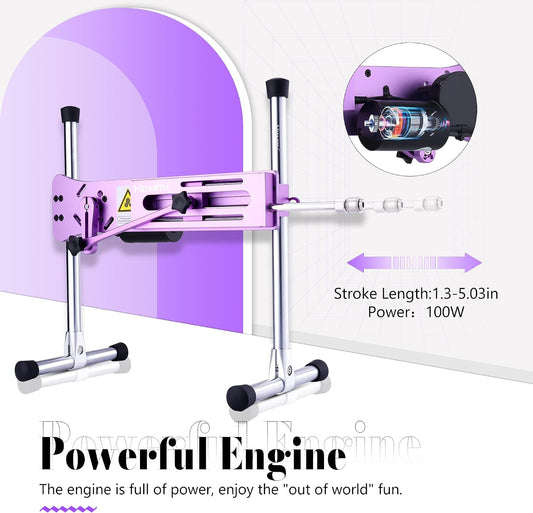 HeartCaptor 100W APP Controlled Personal Wellness Thrusting Machine 3.0 Pro for Couples and Solo Play | KlicLok System