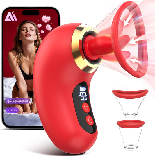 HeartCaptor 5-in-1 App-Controlled Rose Toy for Women | Rechargeable Intimate Wellness Device with Suction and Licking