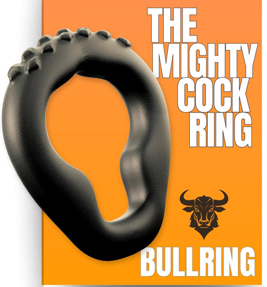 HeartCaptor BullRing 4-Pack Silicone Penile Ring Set for Men | Reusable Intimate Wellness Rings with 6 Pressure Points