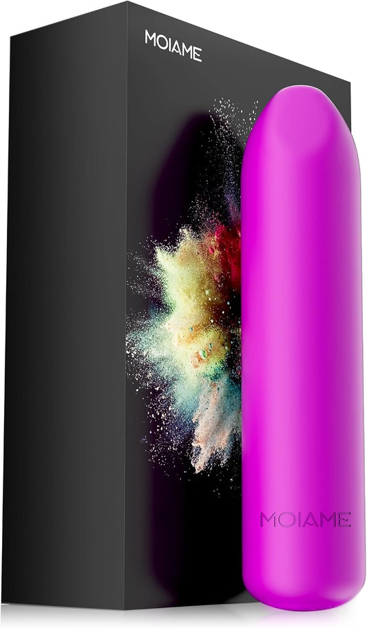 HeartCaptor Waterproof Bullet Massager for Women | Rechargeable Silicone Intimate Wellness Device with 10 Modes