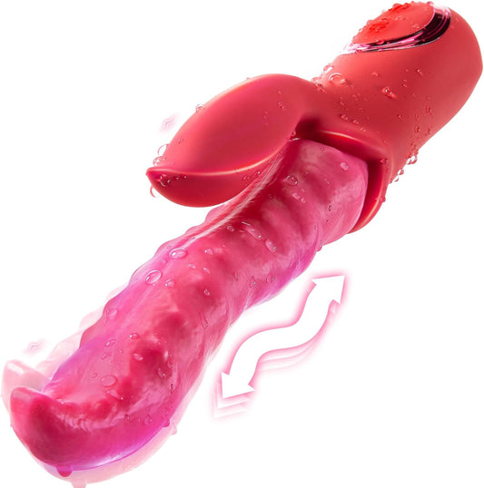 HeartCaptor Dual Motor Rabbit Vibrator Device for Women | Rechargeable Silicone Intimate Wellness Massager