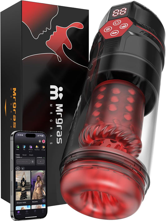 HeartCaptor Automatic Male Masturbator with Vacuum Pump for Men | Interactive Personal Wellness Device