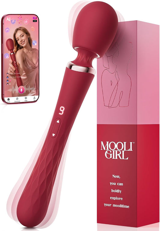 HeartCaptor Dual-Ended Intimate Massager for Women & Couples | App-Controlled Rechargeable Device with 18 Modes