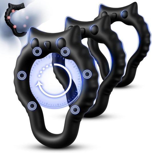 HeartCaptor Silicone Cock Rings for Men | 3-Pack Intimate Wellness Set with Ergonomic Fit for Extended Stamina