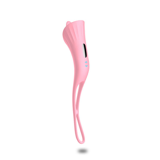 Couples' Pleasure: Ballerina Vibrator Tongue Licking Penis Ring Vibrator