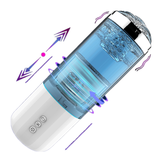 Advanced Rotation Telescopic Masturbation Cup for Men