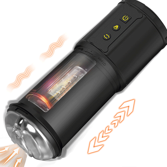 Advanced Retractable Rotating Sucking Male Masturbator