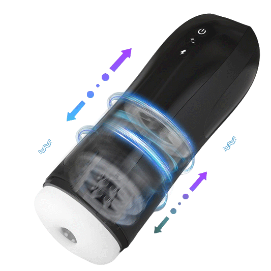 Caesar 4-in-1 Telescopic Masturbation Cup for Intense Pleasure