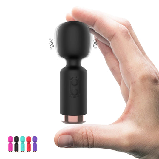 HeartCaptor Mini Magic Wand Vibrators - Premium Silicone G-Spot Stimulator for Women