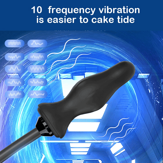 10-Mode oppustelig analstik for forbedret intimitet