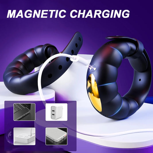 HeartCaptor Silicone Adjustable Vibrating Penis Ring for Couples