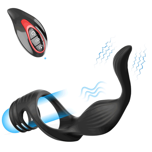 Wireless Remote Control Penis Ring for Intimate Stimulation