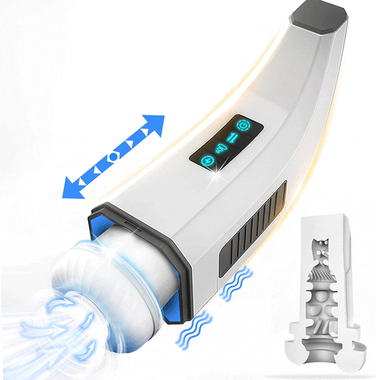 HGOD 007 Advanced Male Masturbator with Retractable, Heating, Sucking, and Vibrating Features