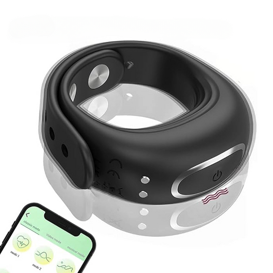 HeartCaptor プレミアム調節可能バイブレーター コックリング 男性用 - 射精を遅らせ、勃起を強化