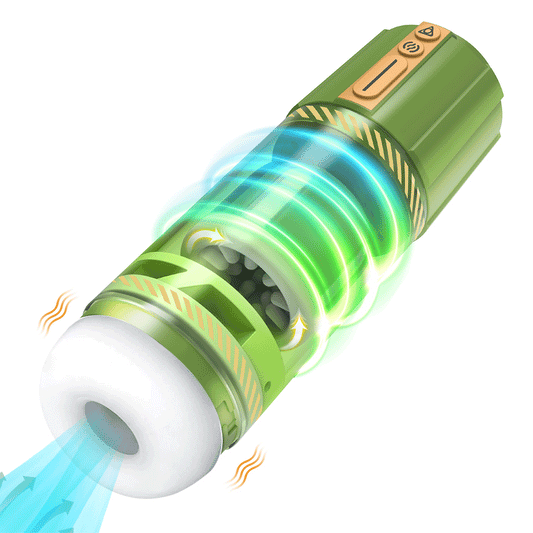 3-in-1 Thrusting Rotating Vibrating Male Stroker for Intimate Pleasure