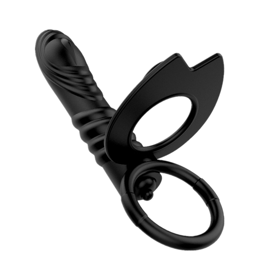 Enhanced Pleasure Vibrating Double Cock Rings for Couples