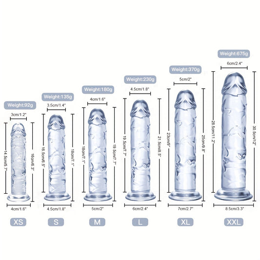 Realistic Dildo with Suction Cup for Hands-Free Play - HeartCaptor