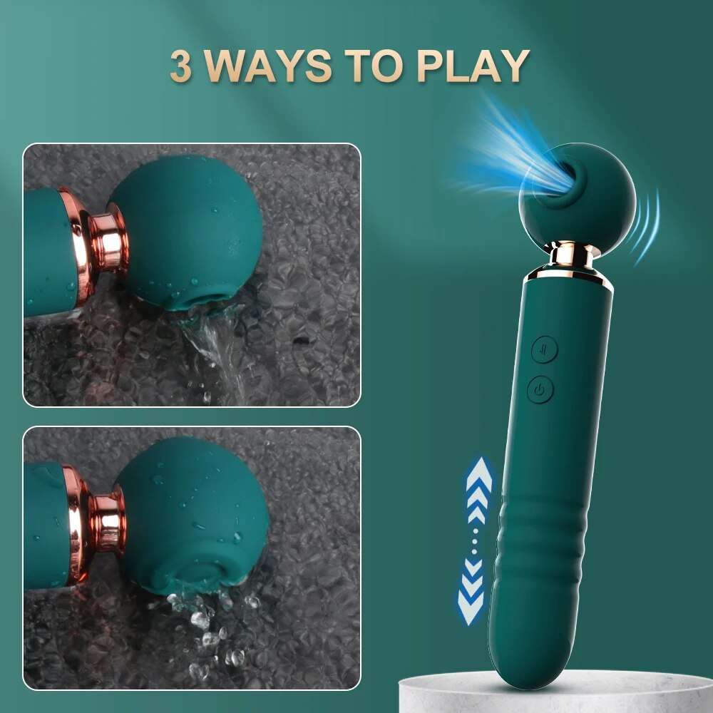 Telescopic G-Spot Vaginal Stimulator Vibrator for Women - HeartCaptor