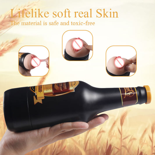 Portable Bio-Silicone Male Masturbation Cup for Enhanced Pleasure