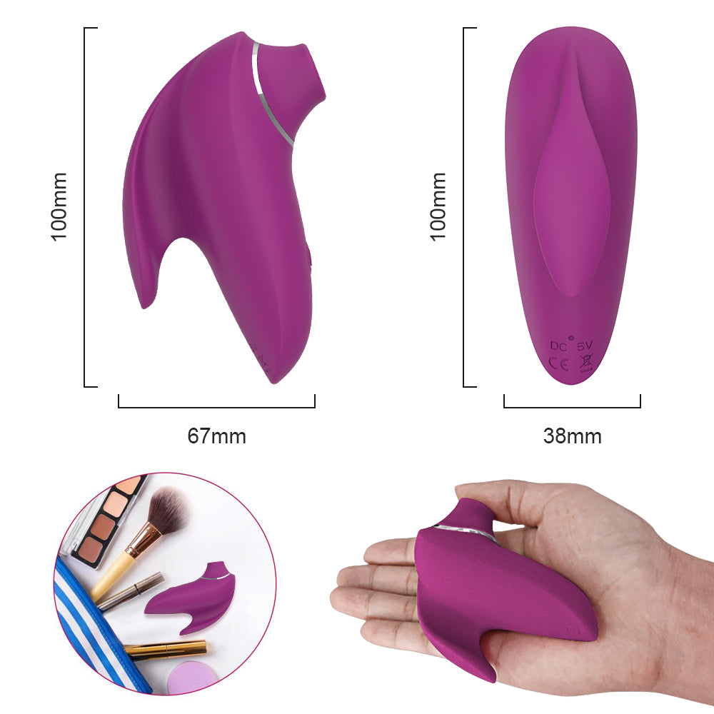 Clit Sucker Vibrator for Women - Oral Vacuum Suction Stimulator - HeartCaptor
