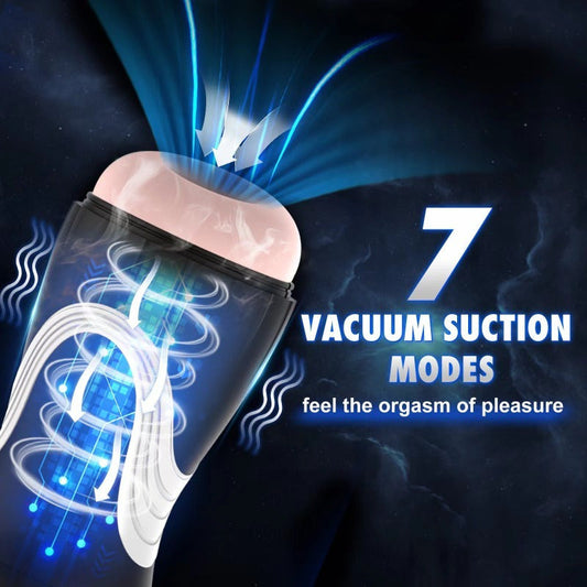 Men's Masturbation Cup with Vibration & Suction