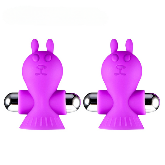 HeartCaptor Silicone Nipple Clamps with 10 Vibration Modes