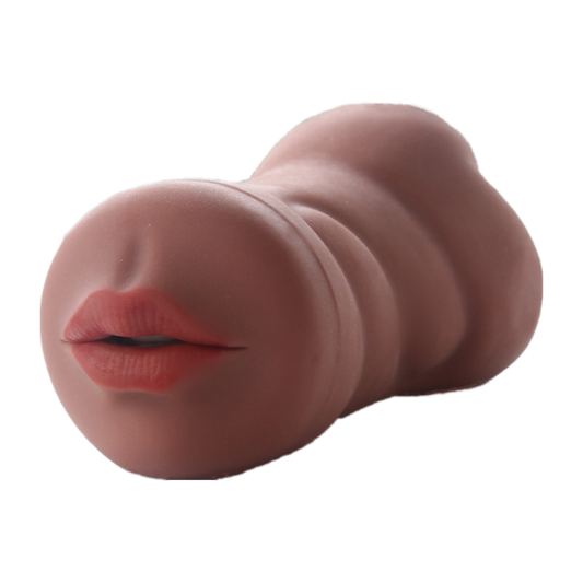 Premium TPE Dual-Channel Male Stroker for Intimate Pleasure