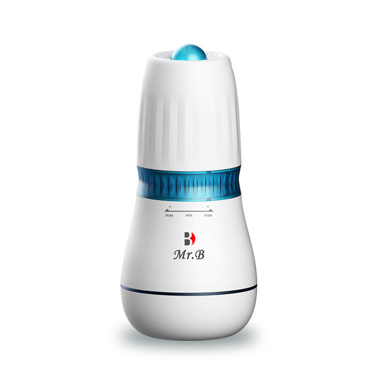 Intelligent Heating Suction Masturbation Cup with 10-Frequency Vibration