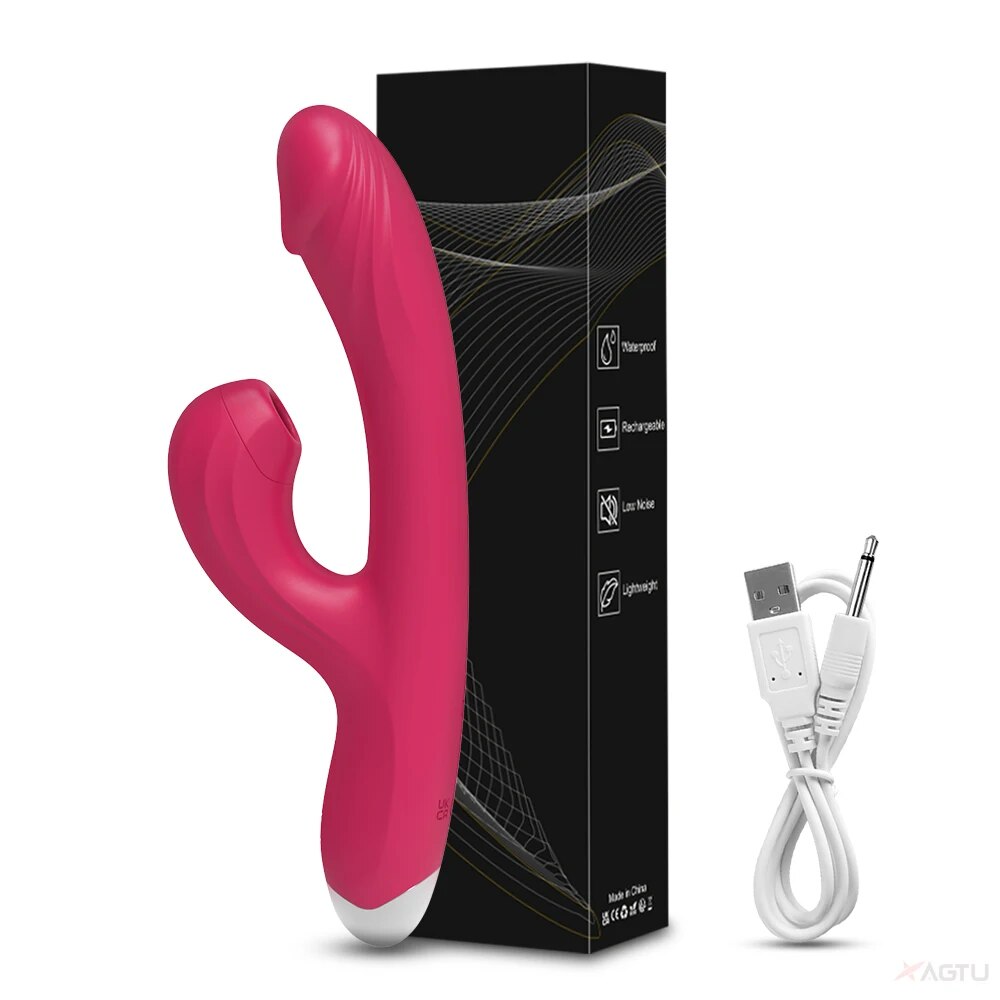 20 Modes Clitoral Sucking Vibrator with Oral Sex Stimulation - HeartCaptor