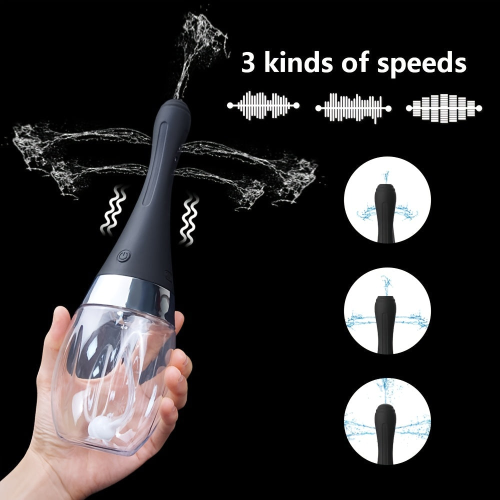 Rechargeable Electric Enema Bulb with 5-Hole Nozzle - HeartCaptor